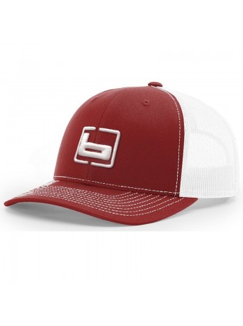 Кепка BANDED Richardson 112 Trucker Cap (темно-красный/белый)